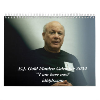 Calendário E.J. Dourado Mantra Calendar 2024