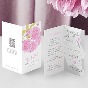 Calendário e mapa do evento florescente da árvore 