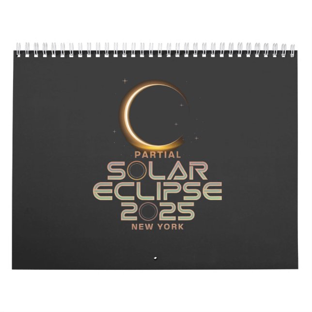 Calendário Eclipse Solar Parcial 2025 Astronomy Event (Capa)