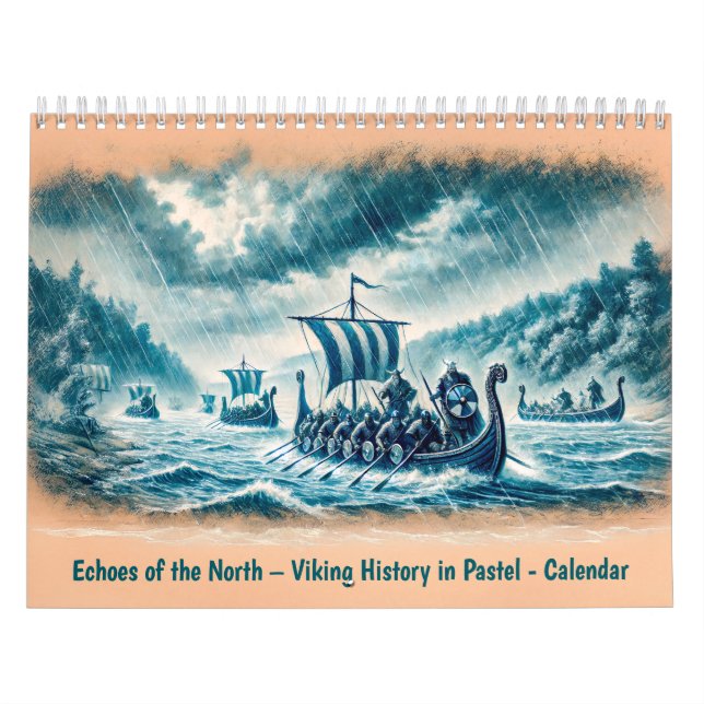 Calendário Ecos do Norte – História Viking em Pastel (Capa)