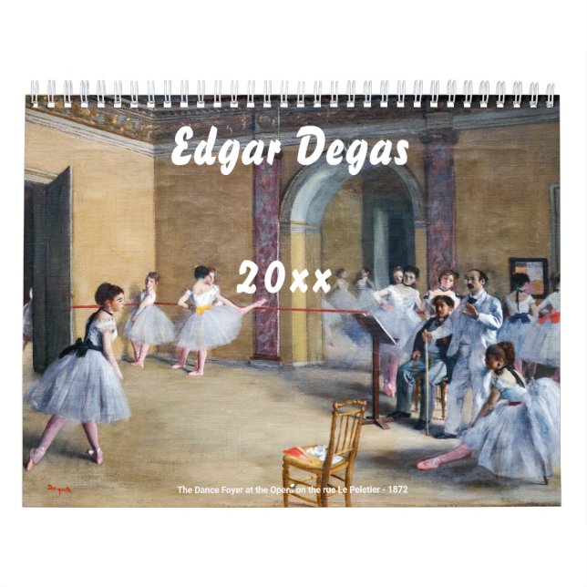Calendário Edgar Degas - Seleção de Mastercastas (Capa)