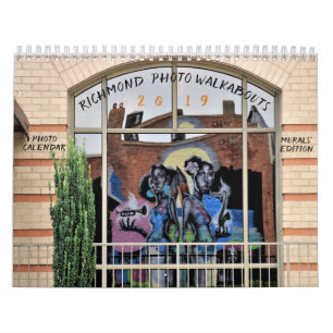 Calendário Edição mural 2019 dos Walkabouts da foto de
