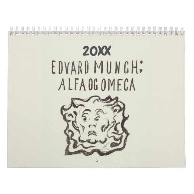 Calendário Edvard Munch Dark Deprimido (Capa)