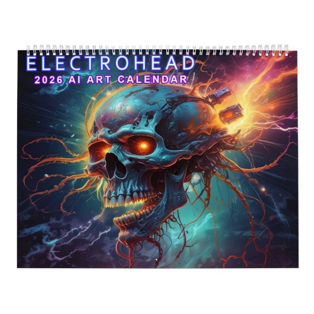 Calendário Electrohead AI Art (Capa)
