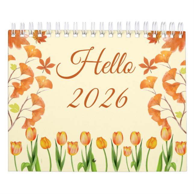 Calendário Elegant 2026 Quote Calendar (Capa)