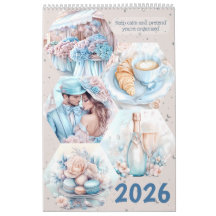 Elegant Parisian Romance 2026 Calendar