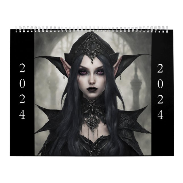 Calendário Elf escuro (Capa)