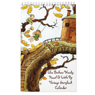 Calendário Elsa Beskow Woody, Hazel & Little Pip Vintage