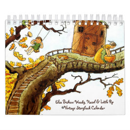 Calendário Elsa Beskow Woody, Hazel & Little Pip Vintage