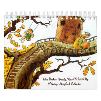 Calendário Elsa Beskow Woody, Hazel & Little Pip Vintage