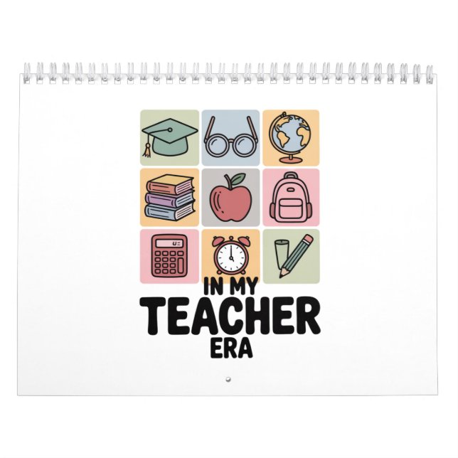 Calendário Em Minha Era Professora Era Infantil (Capa)