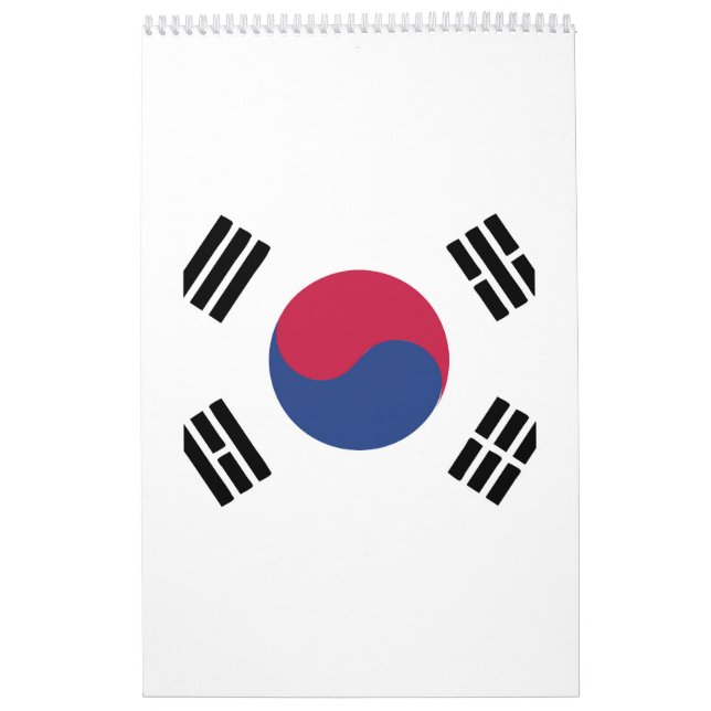 Calendário Emblema de Sinalizador da Coreia do Sul (Capa)