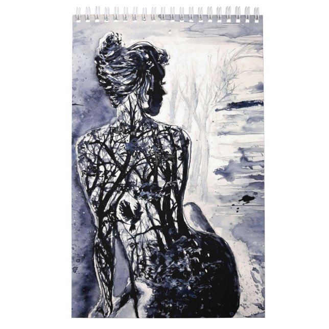 Calendário Emoções - Impressão a Aquarela (Capa)