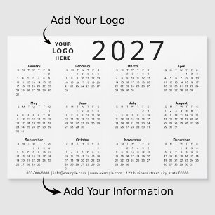 Calendário Empresarial com Logotipo Personalizado 