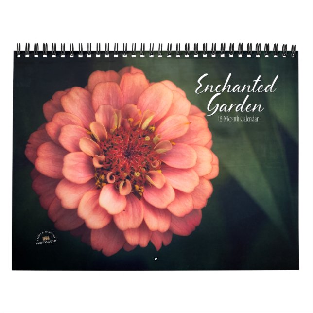 Calendário Enchanted Garden de 12 Meses (Capa)