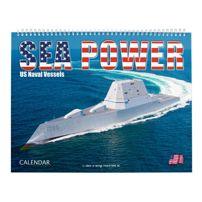 Calendário ENERGIA MARÍTIMA - Navios Navais dos EUA (Capa)
