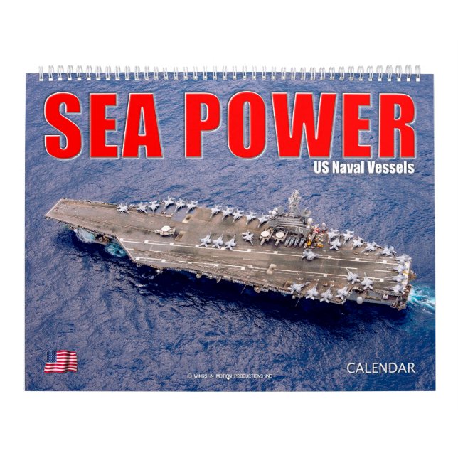 Calendário ENERGIA MARÍTIMA - Navios Navais dos EUA (Capa)