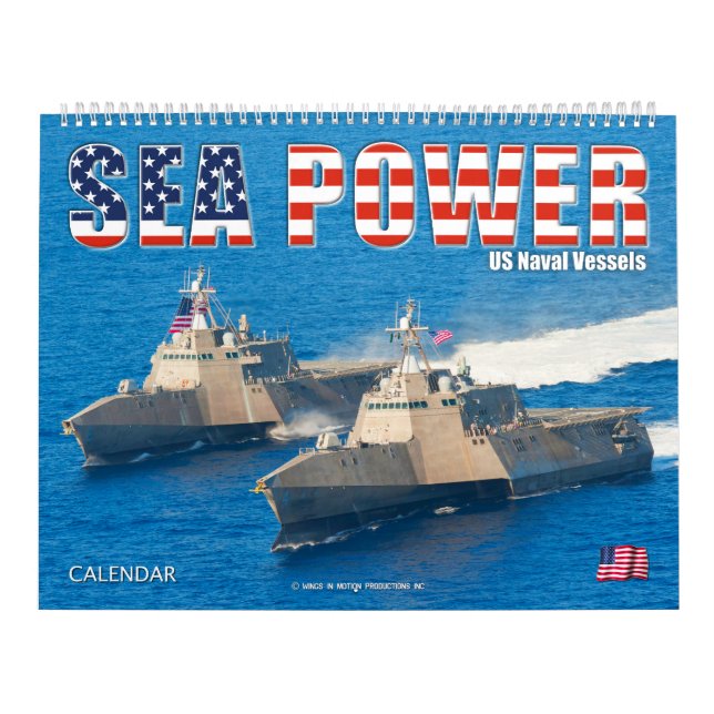Calendário ENERGIA MARÍTIMA - Navios Navais dos EUA (Capa)
