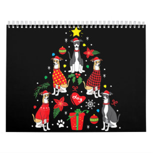 Calendário Enfeites de natal italiano Greyhound Tree Mãe