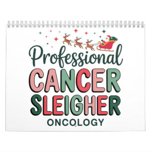 Calendário Enfermeira de Oncologia Natal Câncer Quimioterapia