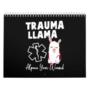 Calendário Enfermeira Engraçada