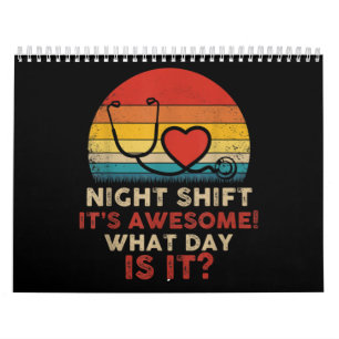 Calendário Enfermeira Engraçada