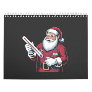 Calendário Enfermeira Santa Natal Enfermagem Profissional de 