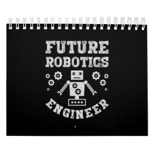 Calendário Engenheiro Robótico Futuro Engenharia Robótica E