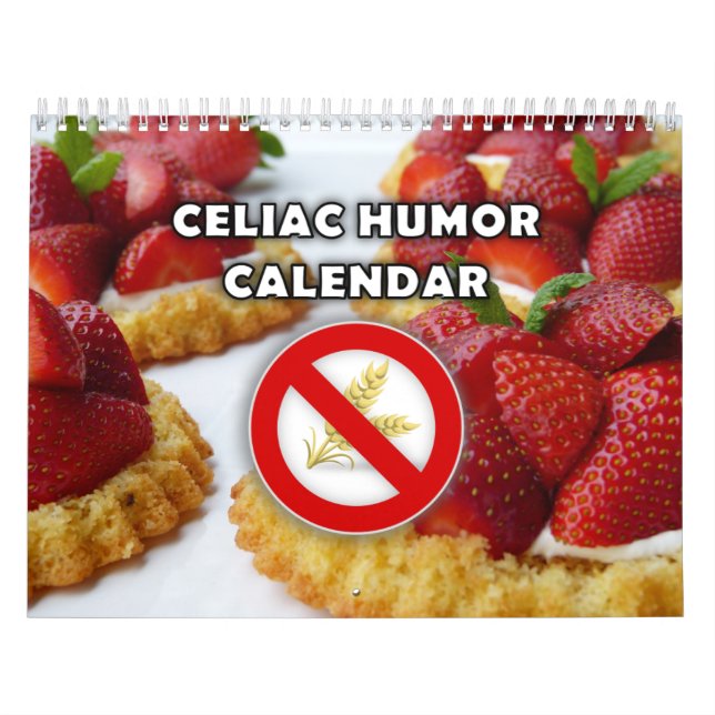 Calendário Engraçado Celiac (Capa)