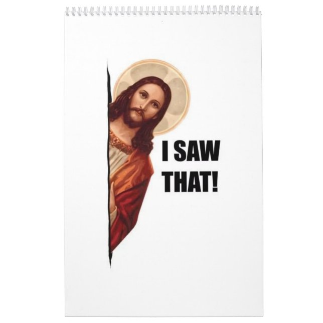 Calendário Engraçado Citar Jesus Meme, Eu Vi Esse Jesus (Capa)