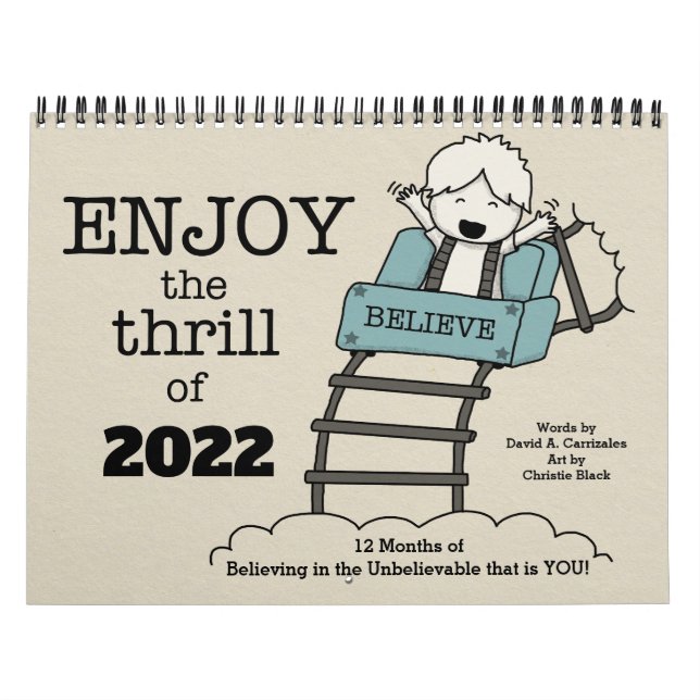 Calendário Enjoy the Thrill of 2022 (Medium) Calendar (Capa)