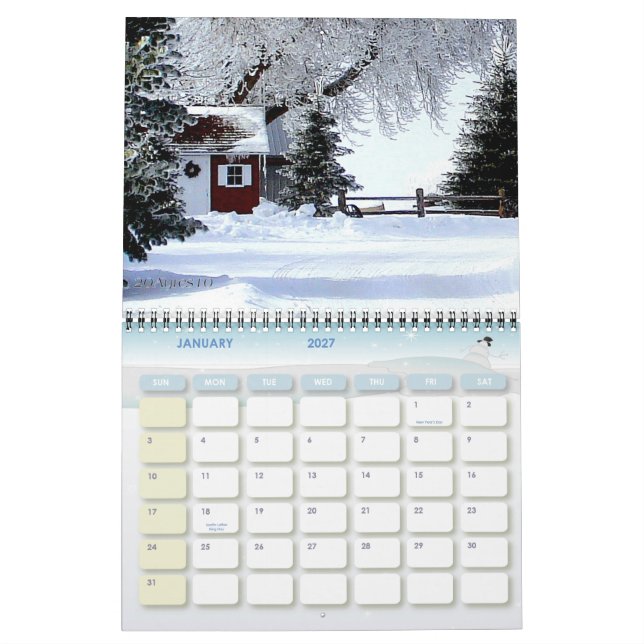 Calendário Entrada de TV KWL (Jan 2027)