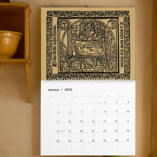 Calendário Era Renascentista Gótico Medieval 1492