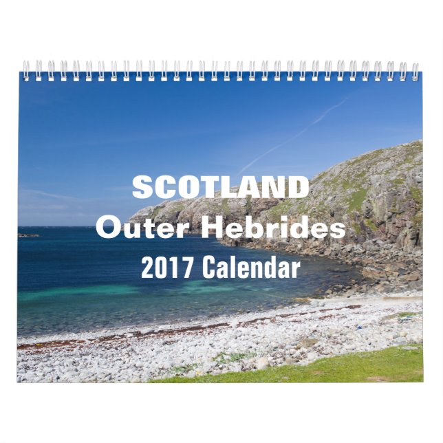 Calendário Escócia Hébridas Exteriores 2027 (Capa)