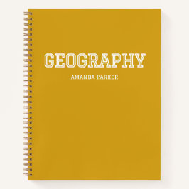 Calendário Escolar de Geografia Personalizado Amar