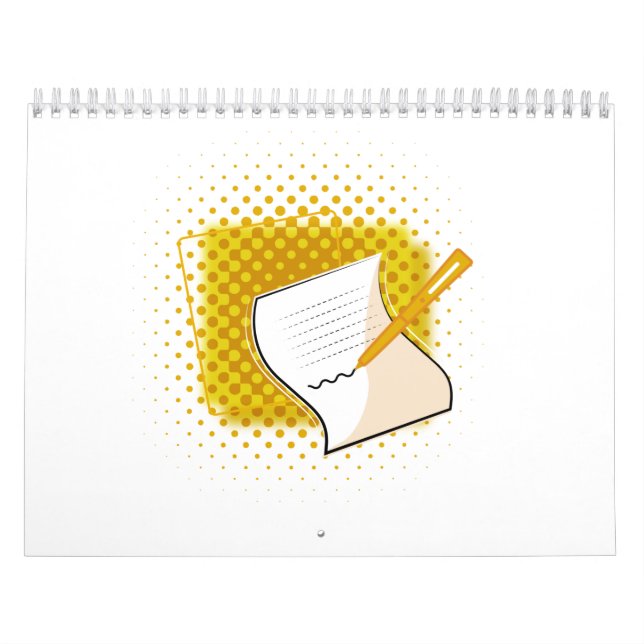 Calendário Escrevendo sobrevoo (Capa)