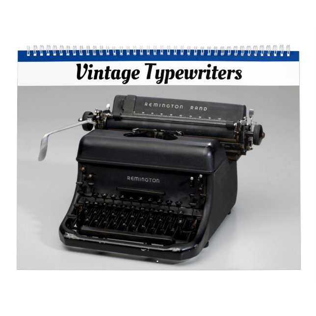 Calendário Escritores de Digitais Vintage - Fotografias Antiq (Capa)