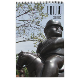 Calendário esculturas de botero 2026