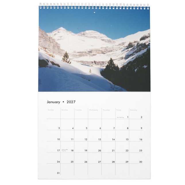 Calendário Espanha (Jan 2027)