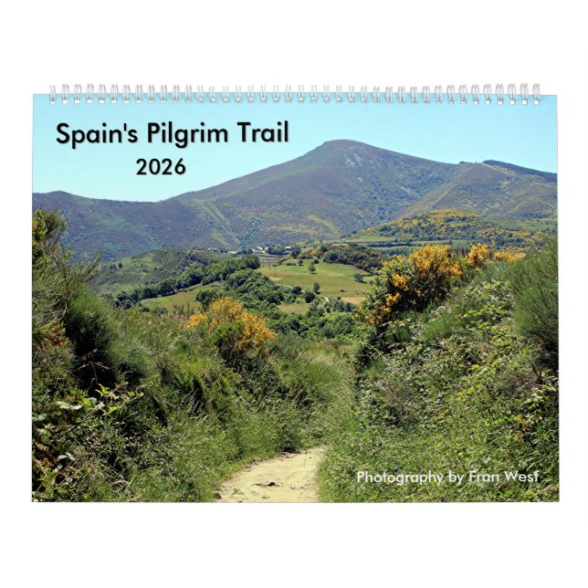 Calendário Espanha Pilgrim Trail: Leon to Santiago 2026 (Capa)