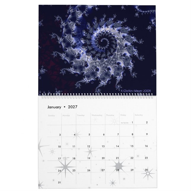 CALENDÁRIO ESPIRAIS 2009 (Jan 2027)