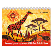 Espíritos da Savana – Vida Selvagem Abstrata e Eco