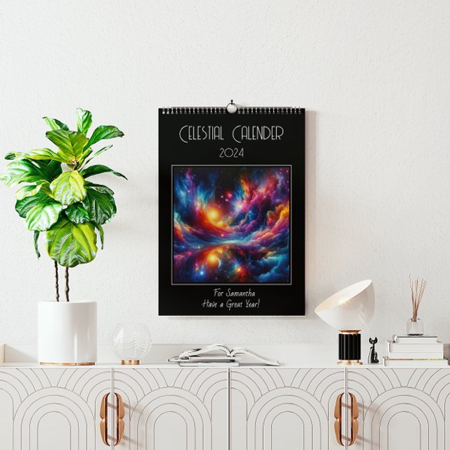 Calendário Espiritual Celestial Vibrante (Criador carregado)