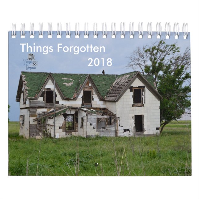 Calendário esquecido 2018 coisas (Capa)