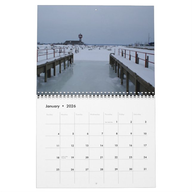 Calendário Estações da Pensilvânia (Jan 2026)