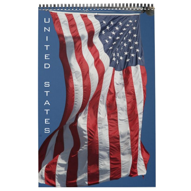 Calendário estados unidos (com locais) 2027 (Capa)