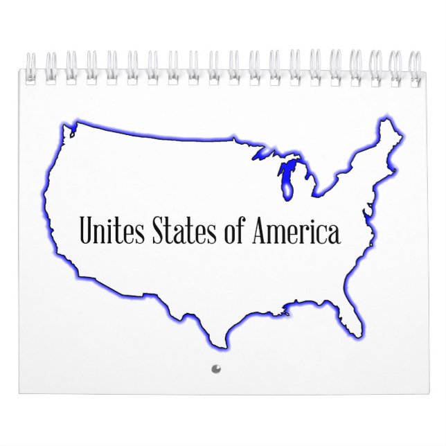 Calendário Estados Unidos da América (Capa)