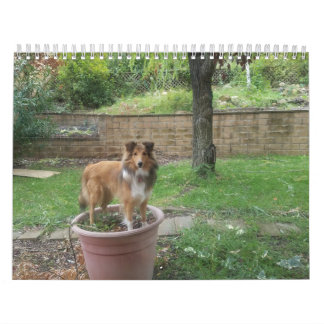 Calendário estante de bobo