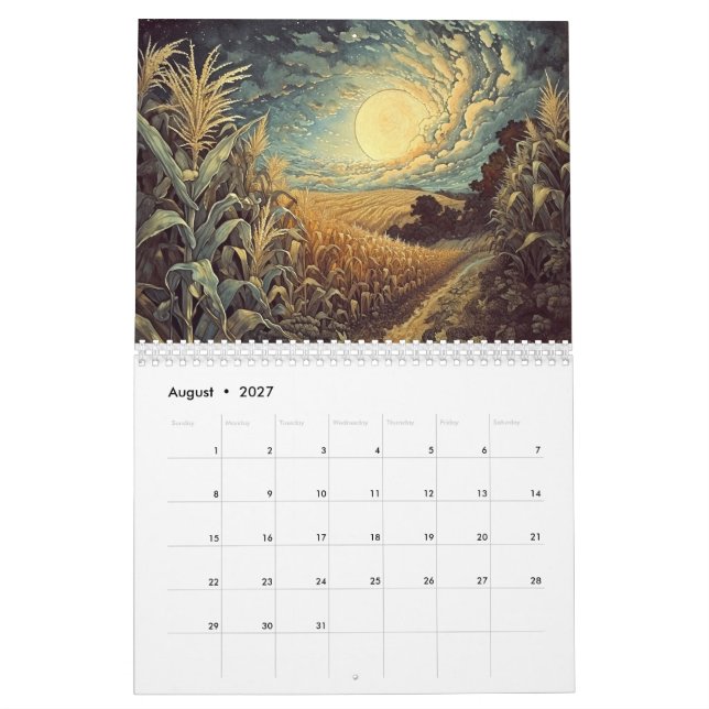 Calendário Estilo Pagan 2025 (Ago 2027)