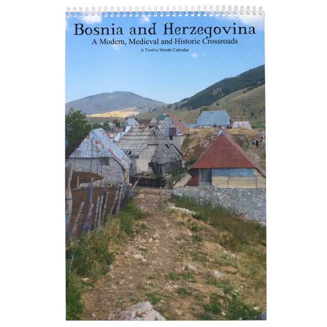 Calendário Estradas Medievais Modernas da Bósnia-Herzegovina (Capa)